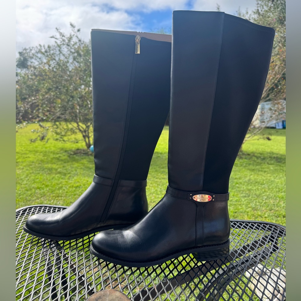 MICHAEL Michael Kors Finley Wide Shaft Riding Boot